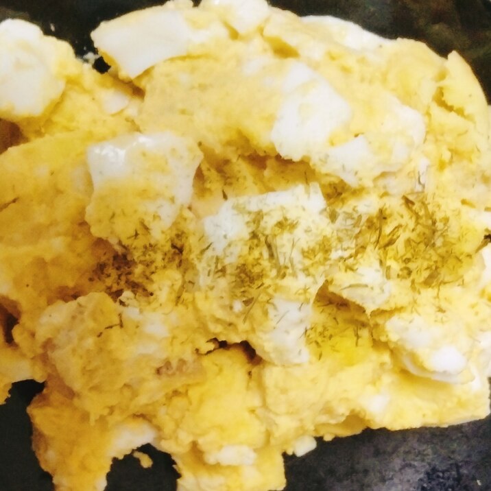 納豆のタレと明太子マヨで!和風スイートポテトサラダ